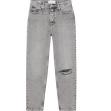 Calvin Klein Kadın Gri Calvin Klein Mom Jean Kadın Gri Kot Pantolon