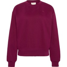Calvin Klein Kadın Kırmızı Calvin Klein Ls Archıve Logo French Terry Rlx Kadın Kırmızı Sweatshirt