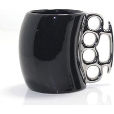 Starseven Porselen Tasarımlı Kupa Bardak Siyah