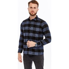 Citra Kaşe Oduncu Dokulu Ekose Kışlık Erkek Gömlek