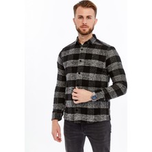 Citra Kaşe Oduncu Dokulu Ekose Kışlık Erkek Gömlek