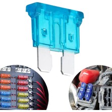 Starseven 15 Amper Aşırı Yük ve Kısa Devre Koruma Bıçaklı Oto Sigortası (100LÜ Paket)