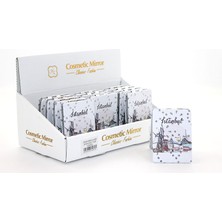 Taşlı Istanbul Tasarımı El Aynası Ince 13
