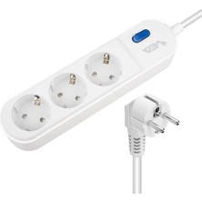 Vea VE-VEGA103 A 3'lü Anahtarlı 1.5 Metre Akım Korumalı Priz