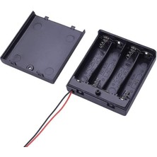 4'lü Aa Kapaklı Switch'li Yuvası (IC-233F)