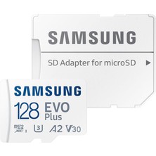 128GB Samsung Evo Plus Mıcrosdxc Uhs-I U3 V30 A2 160MB/S MB-MC128SA/TR