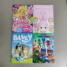 Ada Çanta Kırtasiye 4 Adet Stickerli Boyama Kitabı (Sonny Angel/barbi/bluey/pijamaske) AD555914