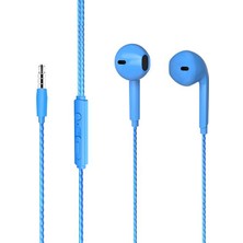 EH104BL 3.5 mm Jacklı Kablolu Kulak Içi Mikrofonlu Kulaklık