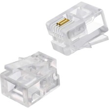 RJ11 Telefon Soketi 6p/2c (100 Adet)