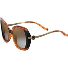 Elie Saab ES026GS 56 581  Havana Kahverengi Siyah Kedi Güneş Gözlüğü