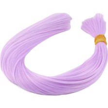 Seçkin Trend Açık Lila  Renkli Sentetik Boğum Saç / 1kg