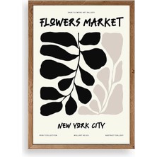 Yaprak Ahşap Çerçeveli Tablo