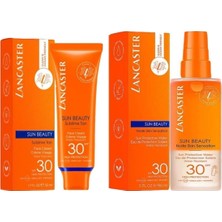 Lancaster Sun Beauty Face Cream SPF30 Güneş Koruyucu Yüz Kremi 50ML+ Water SPF30 Güneş Koruyucu 150M