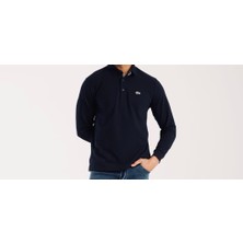 Lacoste  Polo Uzun Kol  Siyah Regular Fit