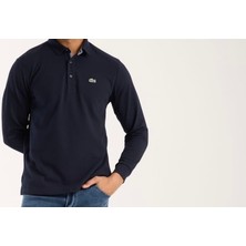 Lacoste  Polo  Uzun Kol Lacivert Regular Fit