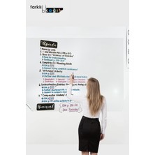 2 Adet 60X100 Şeffaf Akıllı Kağıt Tahta, Pratik ve Kullanışlı