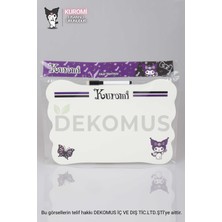 Feyza Design Sezon Yeniliği Lisanlı Kuromi Yazı Tahtası, Eğlenceli ve Şık Tasarım