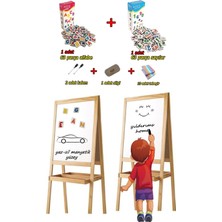 Feyza Design Manyetik Yazı Tahtası, Çift Taraflı, Beyaz, Pratik ve Şık Kullanım