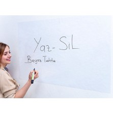 Feyza Design 2’li Akıllı Beyaz Yazı Tahtası, Portatif, Yapışkan, 100X100CM