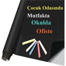 Siyah Tahta Yazılabilir Sticker Seti, Restoran, Otel, Ofis ve Ev Için