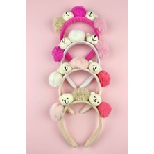 Toka Sepetim Ayılı Ponponlu Taç 1 Adet