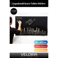 Kendinden Yapışkanlı Büyük Boy Siyah Tahta Rulo 60X200 cm