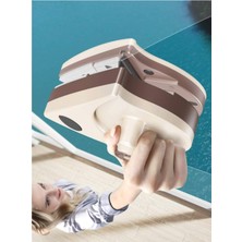 Feyza Design Çift Cam Pencere Temizleme Aparatı, Pratik ve Kullanışlı Silme Aracı