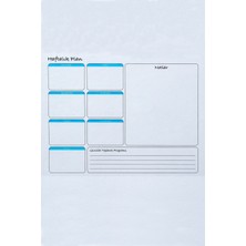 Şık Haftalık Takvim Planlayıcı 70X56CM, Düzenli ve Ilham Verici Kullanım