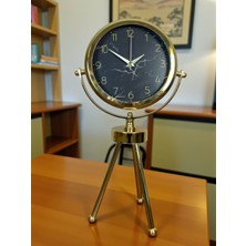 Anadolu Box Zentime Gold Lüks Üç Ayaklı Masa Saati