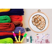 Anadolu Box Punch Seti Nakış Seti Kasnaklı Kendin Yap Seti Seri 121