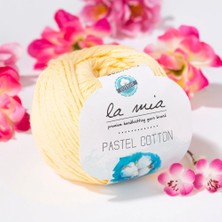 Anadolu Box La Mia Pastel Cotton Sarı El Örgü Ipi - L060 - 33615