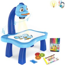 Kızılkaya Mavi Interaktif Kalemli Eğitim Seti, 12 Parça, Ahşap Ceviz Renkli Kutuda