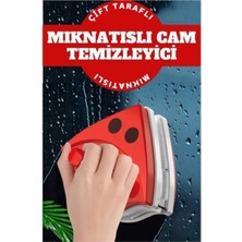 Feyza Design Çift Taraflı Cam Temizleyici, Pratik ve Etkili Temizlik Aracı