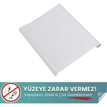Iki Adet 120X90 cm Yapışkansız Statik Manyetik Akıllı Beyaz Tahta