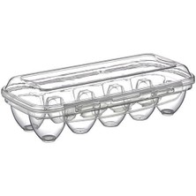 Anadolu Box Anadolubox® 10 Bölmeli Kilitli Kapaklı Yumurtalık Saklama Kutusu YU110