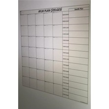 Aylık Takvim Çizelgesi, 100X100 Cm, Kullanışlı ve Şık Tasarım