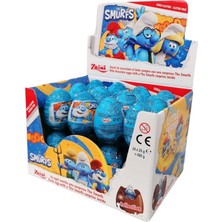 Deli2me Smurfs Şirinler Glutensiz Çikolatalı Sürpriz Yumurta 20GR 24 Adet 1 Koli