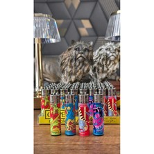 CLİPPER Çakmak Müzik Aletleri Temalı Kalın Seri 4 Adet