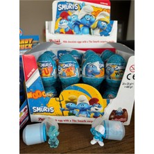 Zaini Şirinler Glutensiz Çikolatalı Sürpriz Yumurta 24 Ad (Tam Seri 1 Paket)