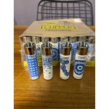 CLİPPER Nazar Boncuğu 2. Seri Koleksiyonculara Özel 4 Adet Çakmak Rüzgar Geçirmez Tasarım