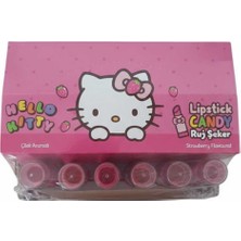 Markasız ucuz Hello Kitty Ruj Şeker Çilek Aromalı 1 Adet