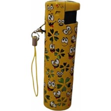 Markasız ucuz Çiçekli Işıklı Kadınlara Özel Metal Jet Turbo Hediyelik Çakmak