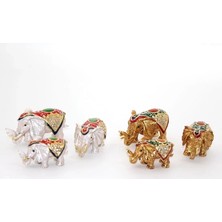 Just Cheap Store Swaroski Taşlı 3'lü Fil Figürü ALK1893