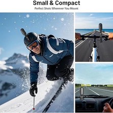 Pazarcan Wıfı Aksiyon Kamerası 1080P Taşınabilir Vücut Kamerası Giyilebilir Video Kaydedici Ipx7 Su Geç