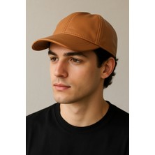 Aida Jewelss %100 Hakiki  Deri Şapka  Spor Şapka Deri Cap Kep  Deri Şapka Güderi Ayarlanabilir Ölçü