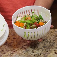 Pazarcan Salata Yapma Seti Pratik - Salad Cutter Bowl