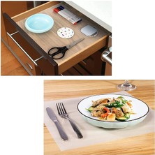 Pazarcan 10 Metre Halı Kaydırmaz Şeffaf - Raf - Dolap ve Torpido Örtüsü