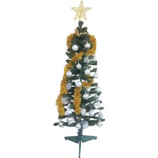 Leva House 120 cm Yılbaşı Ağacı Gümüş Süsleme