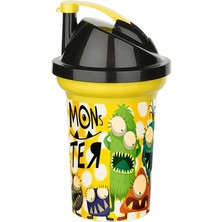 Pazarcan Tedy Pipetli Çocuk Içecek Bardağı Desenli Bardak 300ML