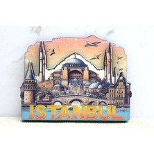 Just Cheap Store Ahşap Istanbul Temalı Magnet ALK4364